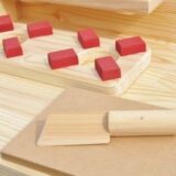 手作り　木製ままごとフルキッチン　ＧHK　ホーローシンク・魚焼きグリル付き(完成品です！） - 画像 (4)