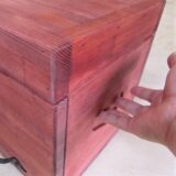 手作り木製　姫鏡台　α（アルファー）・送料込み・ドレッサー おしゃれ コンパクト 木製 シンプル 完成品　　一面鏡 収納 鏡台 鏡 天然木 一人暮らし　日本製　国産　クリスマスプレゼント　誕生日プレゼント　母の日　 - 画像 (11)