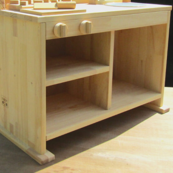 手作り　木製ままごとフルキッチン　UＨＫ（完成品です！） - 画像 (4)