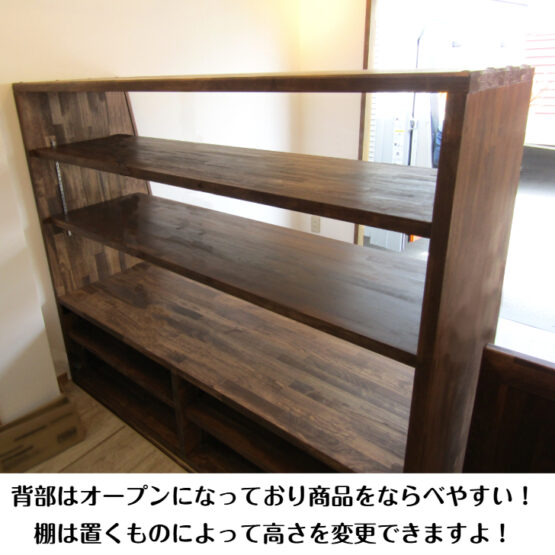 【フルオーダー】手作り木製 ショーケース・送料別・ - 画像 (2)
